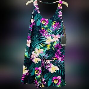 Michael Lauren  Revolve brand Bello Tank Shorts Romper